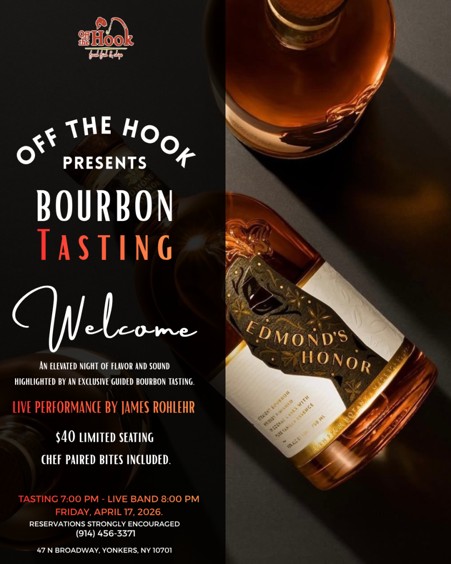 Off the Hook Presents Bourbon Tasting April 17th