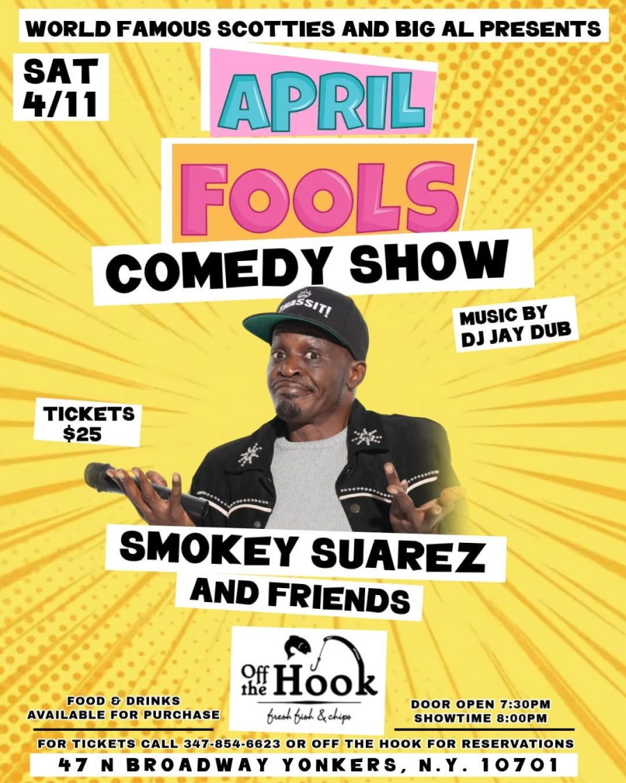 Scotties & Big AL Hosted by Smokey Suarez and friends @ Off the hook’s Comedy Show 4/11