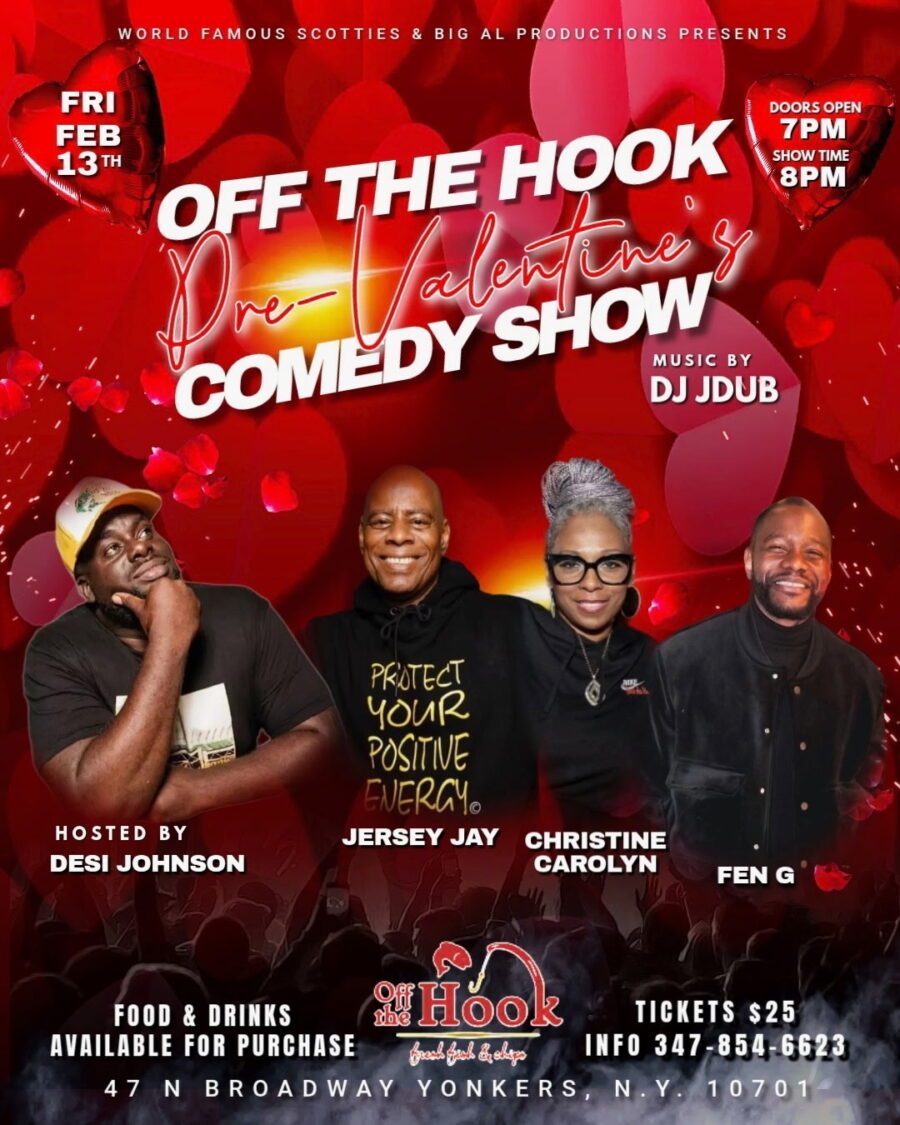 World Famous Scotties & Big AL Hosted by Des Comedy @ Off the hook’s Comedy Show 2/13