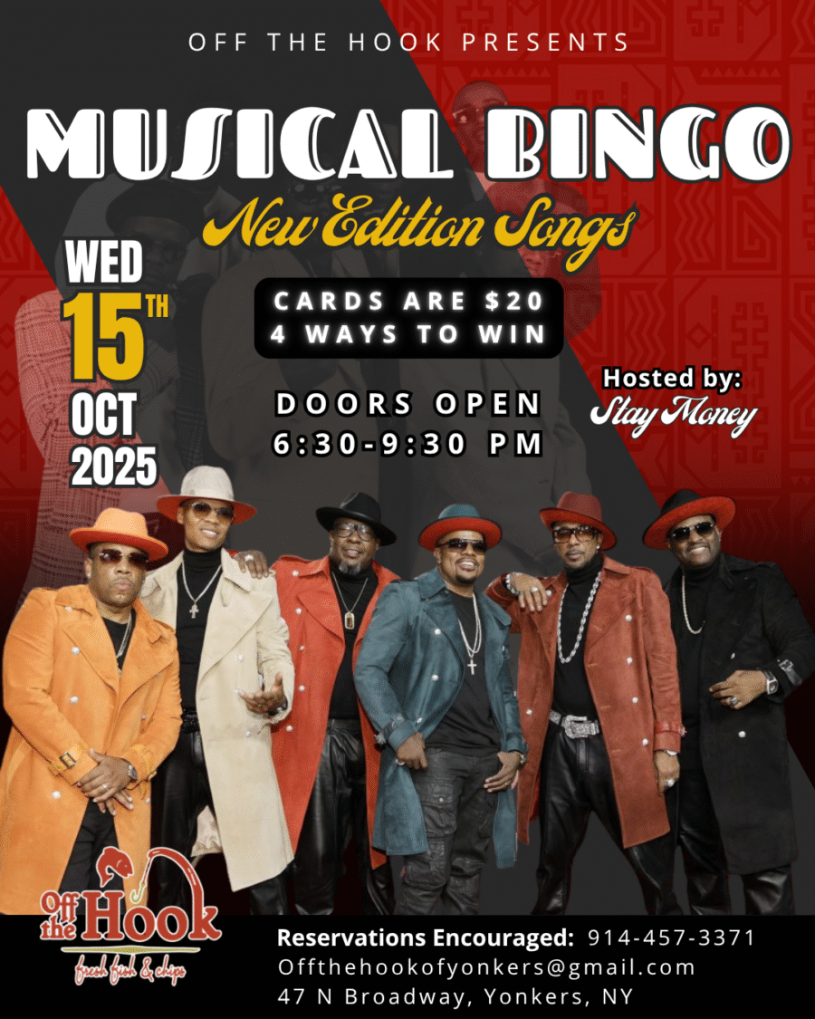 Musical Bingo @ Off the hook hosted by Stay Money October 15th